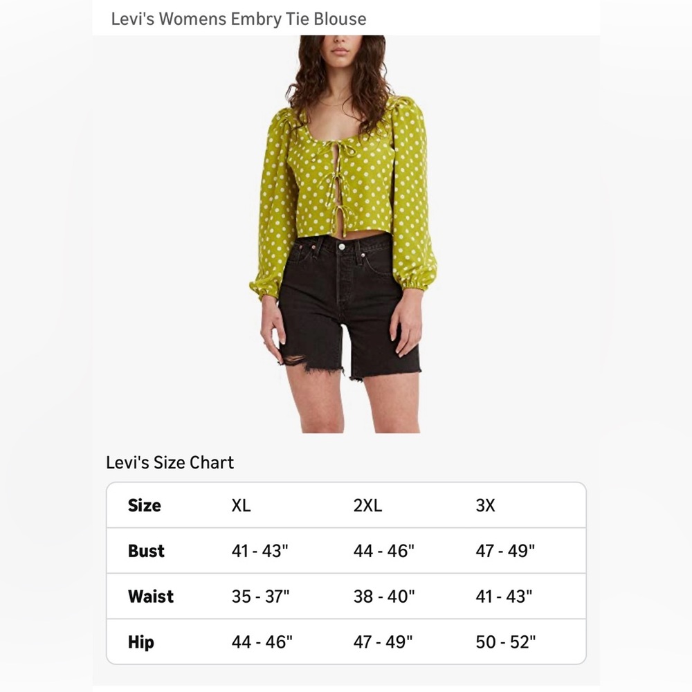 Levi's Embry Tie Floral Blouse